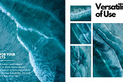 Ghostly Waves Abstract Aerial Ocean, a Nature Photo by Virgo Studio (Thumbnail 5 of 6)