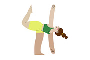 Yoga Poses Girls Fitness Woman, an Object Graphic by the_myro (Thumbnail 5 of 9)