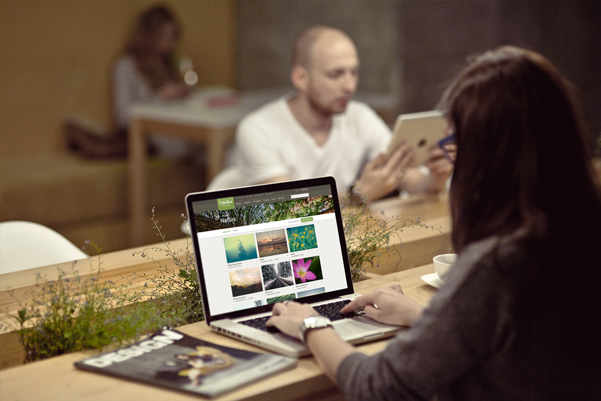 iPad & Macbook 9 photo mockups, an iPad Mockup by show it better (Photo 4 of 5)