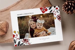 Christmas Card Template CD230