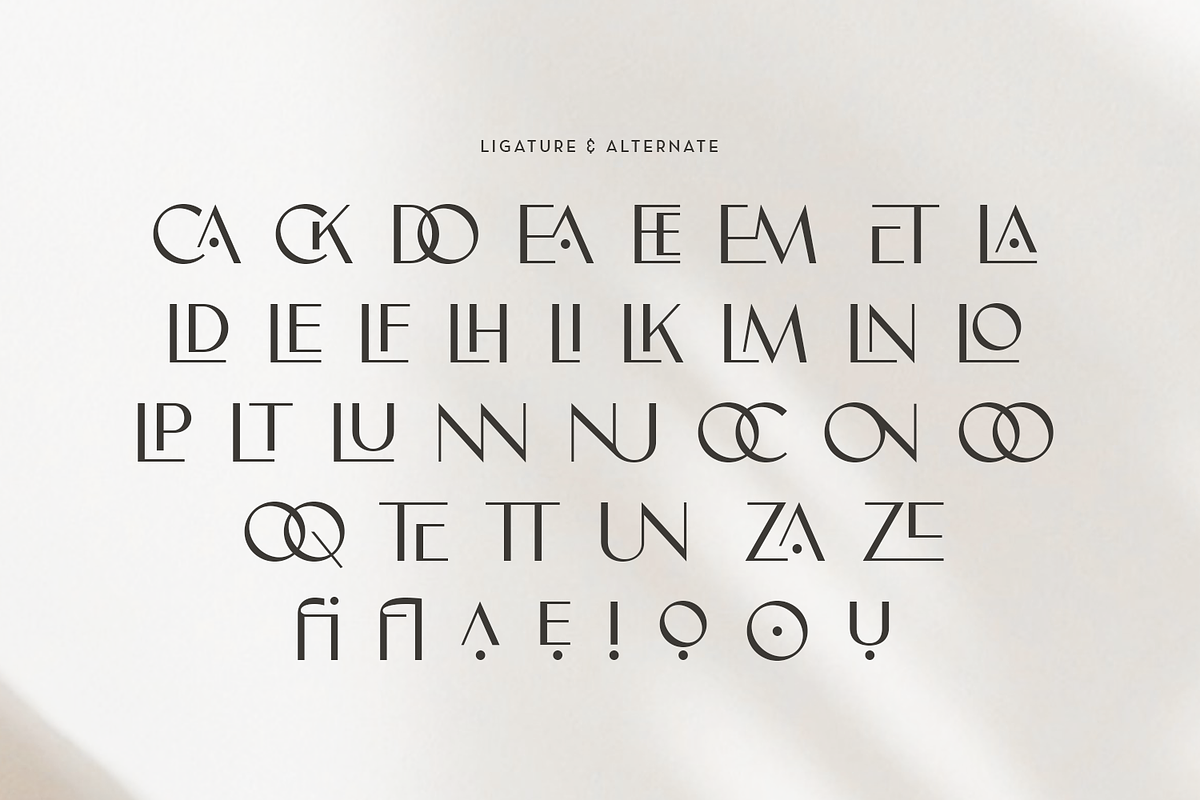 Maroon - Luxury Font, a Sans Serif Font by Umitype (Photo 5 of 10)