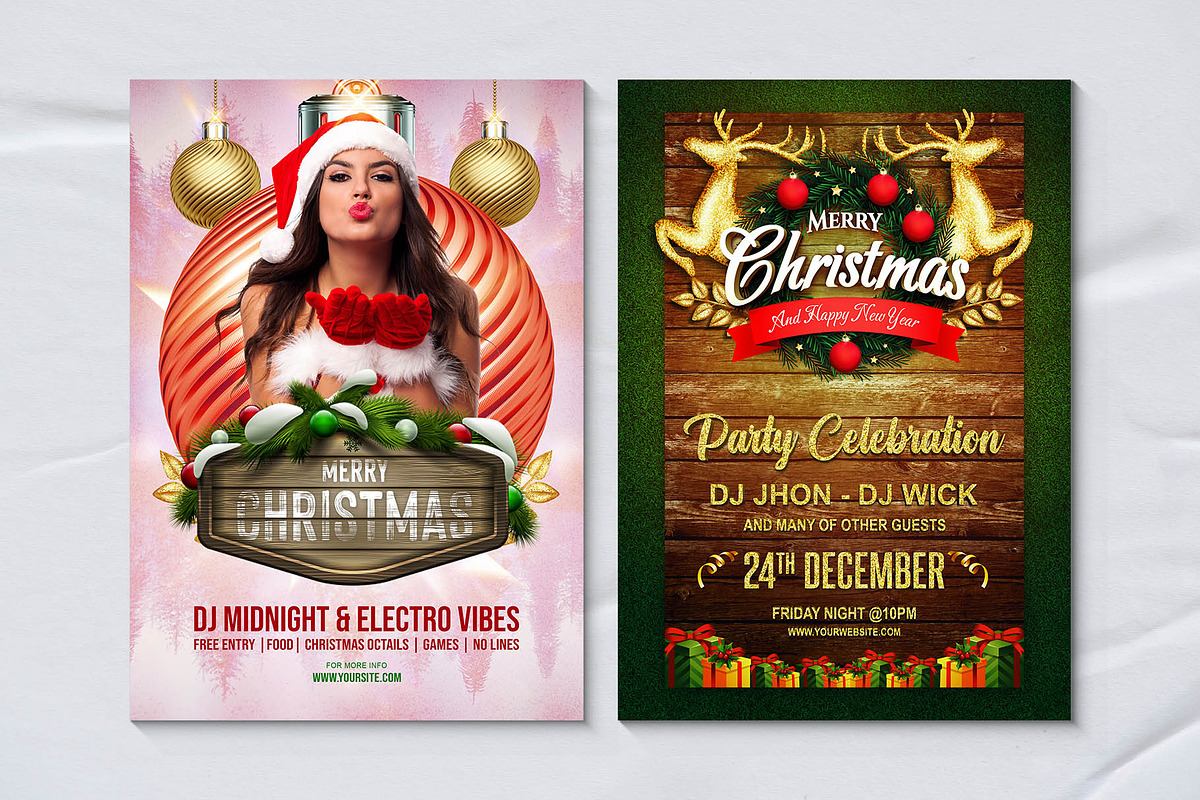 Christmas Bundle Vol.1, a Poster Template by Black Spade Design (Photo 5 of 6)