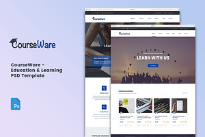 CourseWare - Learning PSD Template
