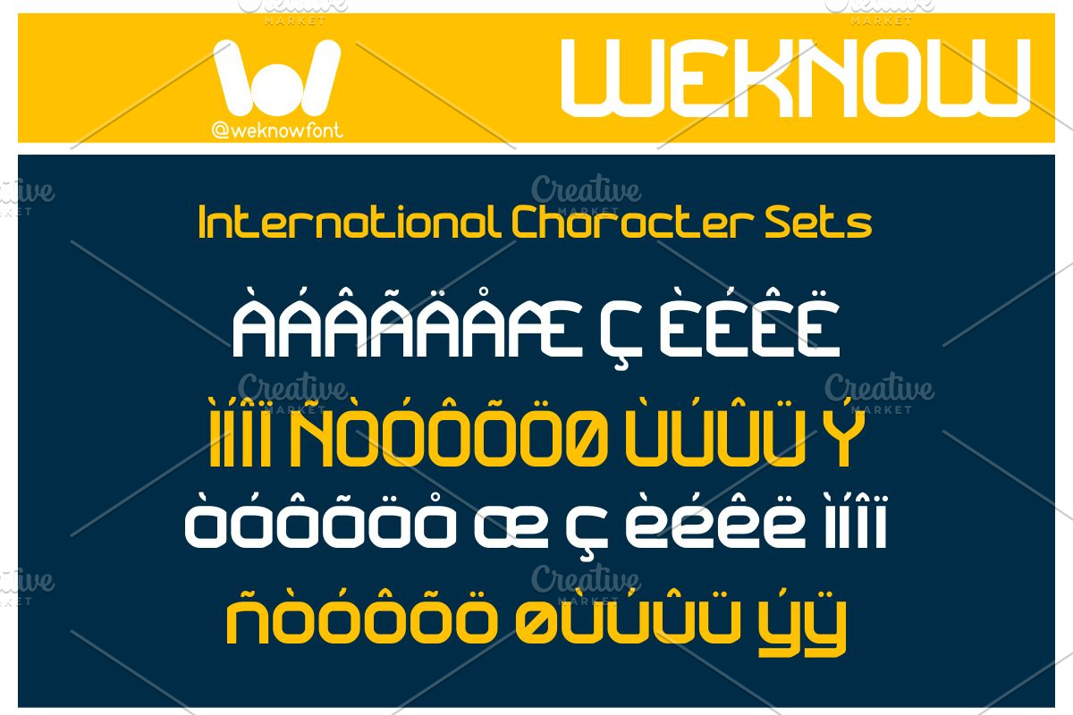 Internet Star font, a Sans Serif Font by weknow (Photo 8 of 8)