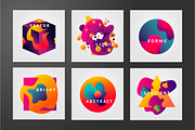 Future Form. Vector elements pack., a Templates & Theme by ne2pi (Thumbnail 2 of 6)