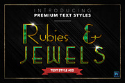 Rubies & Jewels #3 - 20 Text Styles, a Layer Style Add-On by Jonas Stensgaard (Thumbnail 3 of 23)