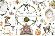 Halloween Whimsical Clipart, an Object Graphic by LenArt (Thumbnail 1 of 15)