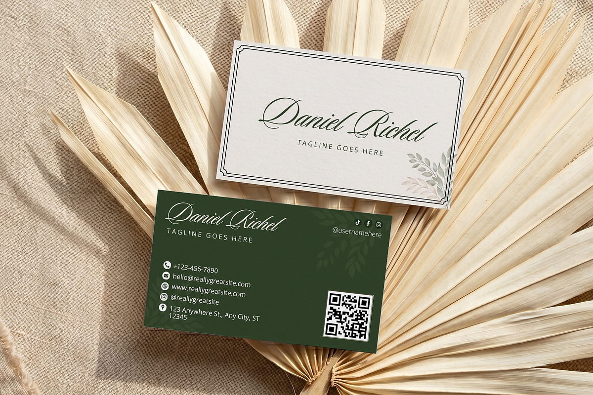 Luxury Business Card Canva Template, a Business Card Template by Arslan (Photo 4 of 6)