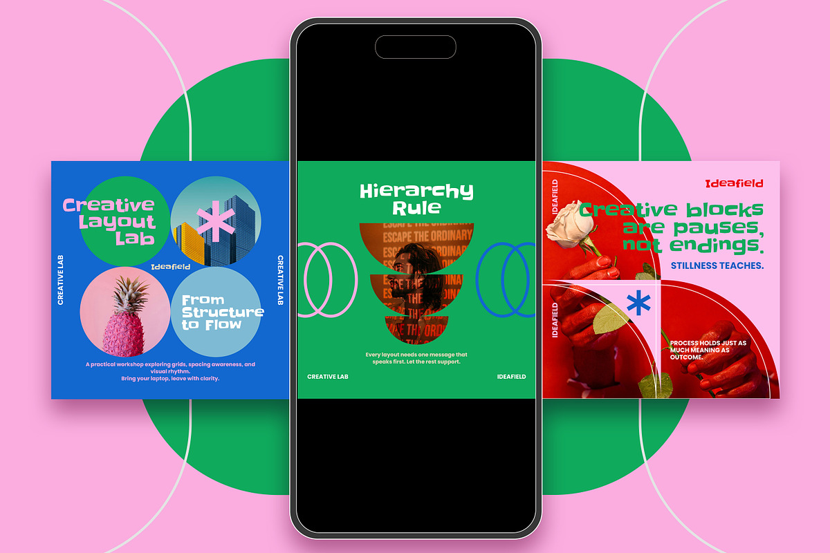Ideafield Creative Instagram Kit, a Social Media Template by Nenjo Studio (Photo 2 of 5)