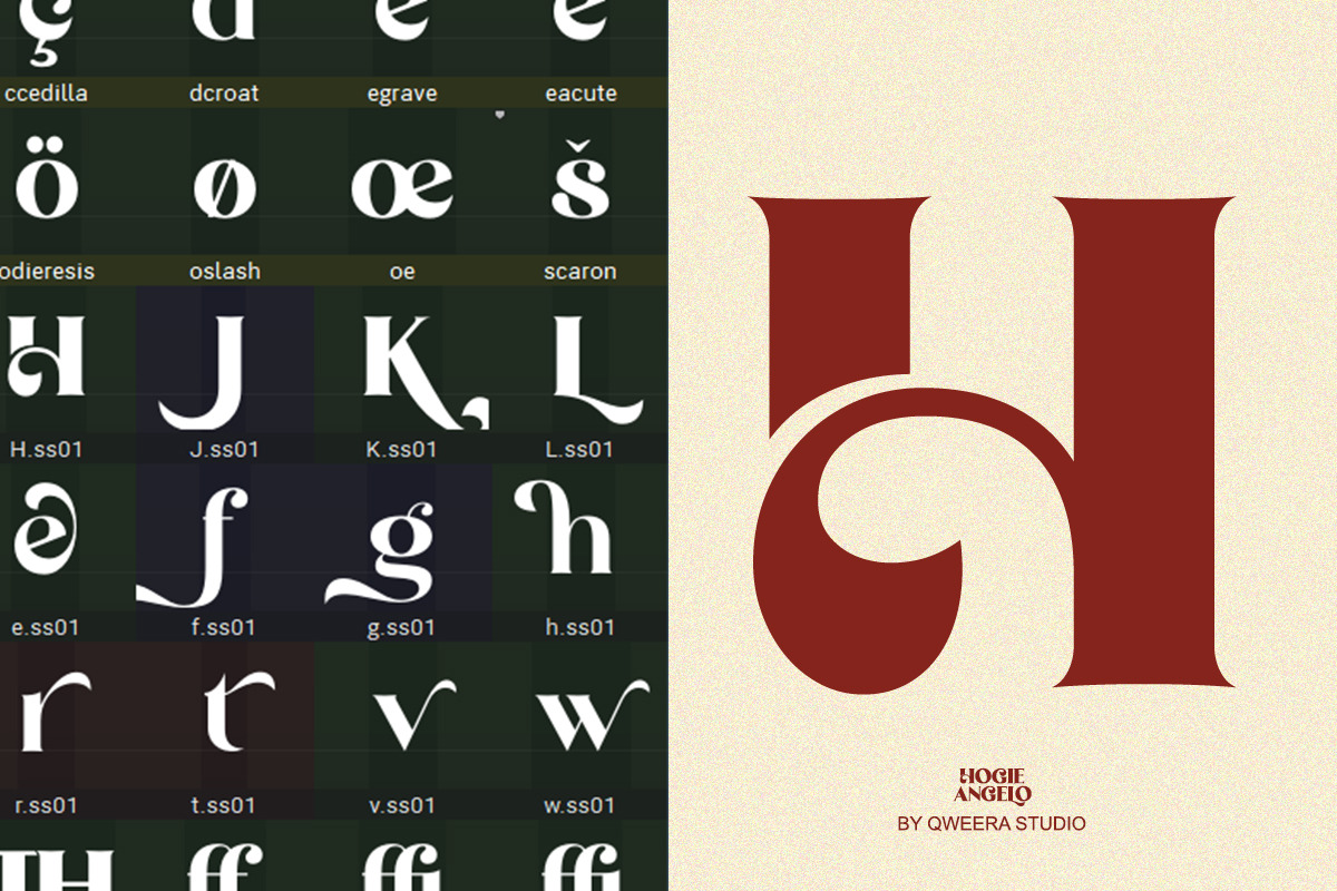 Hogie Angelo – Elegant Classic Serif, a Serif Font by Qweera Studio (Photo 8 of 12)