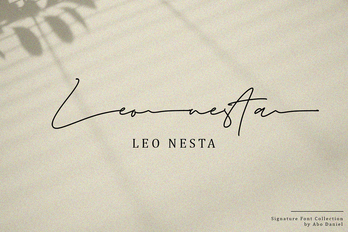 La Storia, a Script Font by Abo Daniel Studio (Photo 3 of 16)