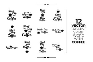 12 Vector Creative Spirit Coffee