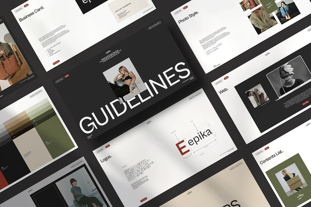 EPIKA | Guidelines, a Presentation Template by CreativexGenius (Photo 5 of 9)