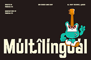 Gumona - Groovy Vintage Sans, a Sans Serif Font by Pandeka Studio (Thumbnail 7 of 9)