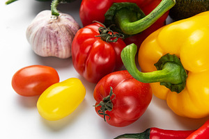 Fresh healthy vegetables for healthy eating and vegan diet, a Food & Drink Photo by Olena Rudo
