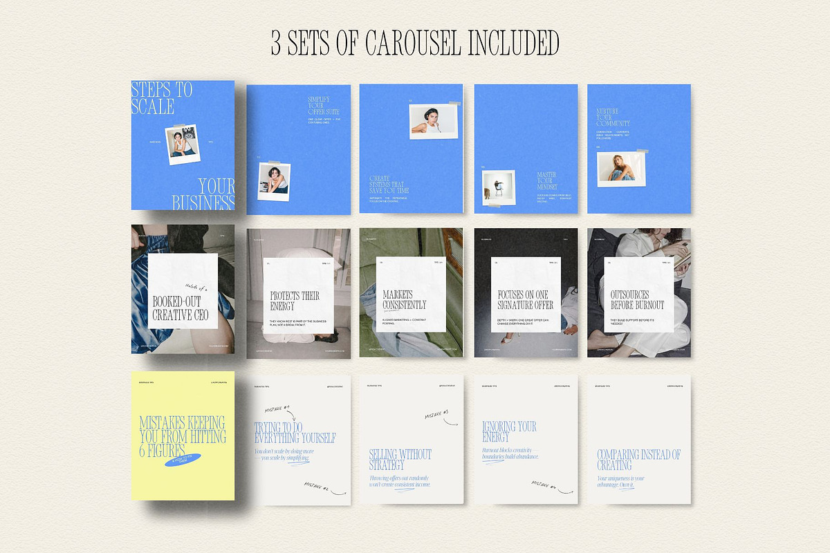 Bold Colorful Instagram Template preview 8