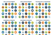 150 Long Shadow Web Icons, an Outline Icon by Maxim_Basinski (Thumbnail 2 of 2)