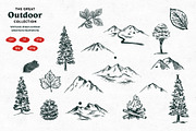 Outdoor Camping vector Illustrations, a Decorative Illustration by dicreate (Thumbnail 5 of 16)
