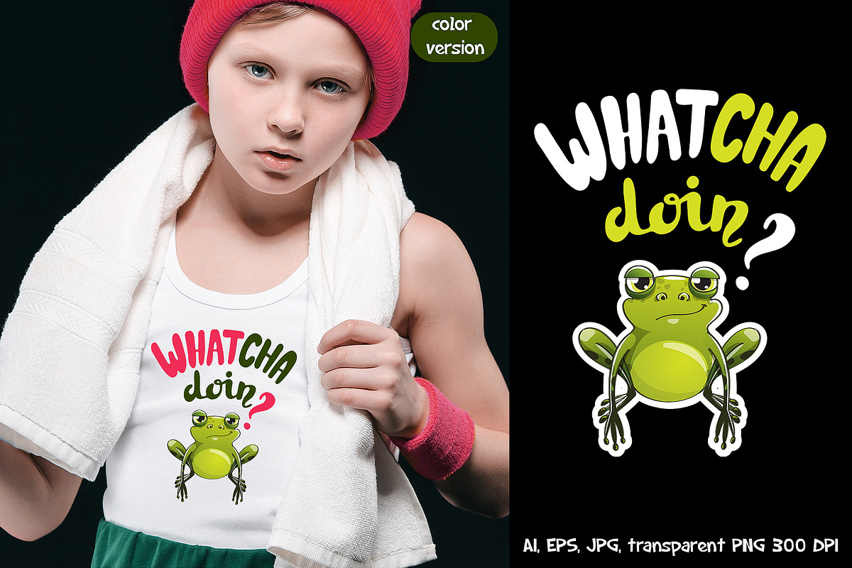 Frog character creator + lettering, a Graphic by SayMascarpone (Photo 12 of 30)