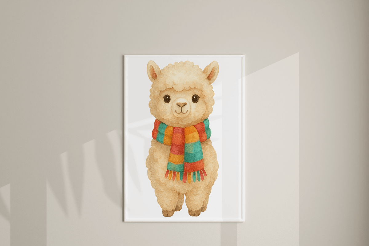 18 Alpaca Clipart, an Animal Illustration by Pati Charm Studio (Photo 7 of 8)