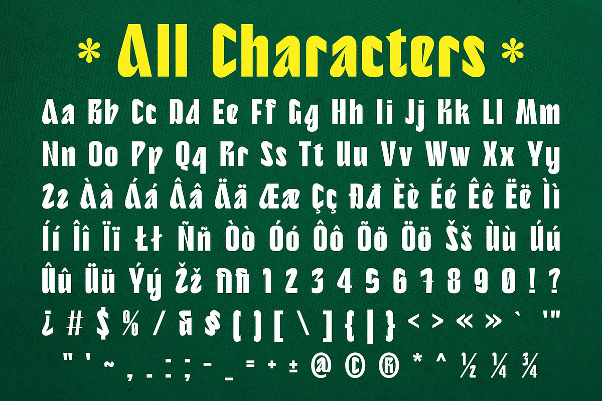 CS Blame – Bold Font, a Sans Serif Font by Craft Supply Co. (Photo 8 of 8)