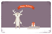 9 Cute Winter/Holiday Greeting Cards, a Graphic by jenny lipets (Thumbnail 8 of 10)
