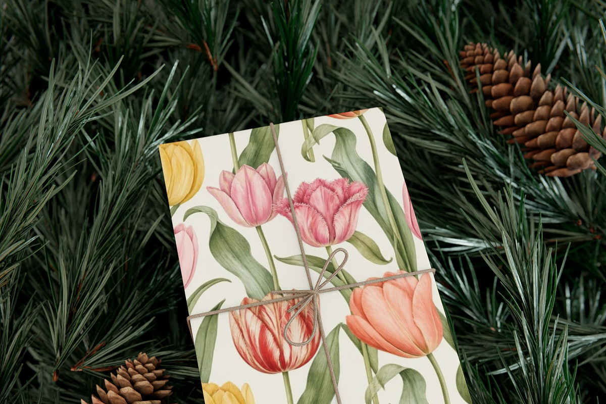 Vintage Tulip Seamless Pattern, a Pattern Graphic by elfy creative (Photo 7 of 7)