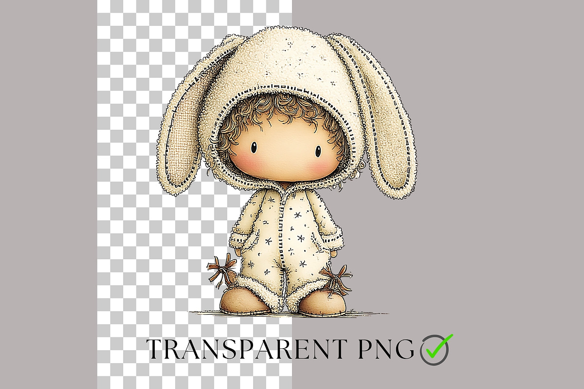Cowgirl Baby Shower Clipart Set, a Decorative Illustration by Nicole Branger Art (Photo 2 of 23)