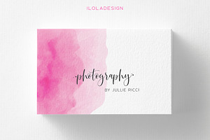 2 Colours~Photographer Business Card