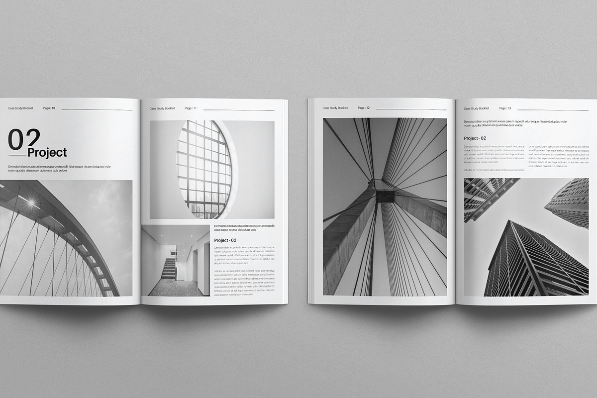 Digital Case Study Booklet Template, a Brochure Template by E-Type (Photo 5 of 7)