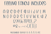 Feeling Fancy, Cute Handwritten Font, a Handwritten Font by Designing Digitals (Thumbnail 2 of 9)
