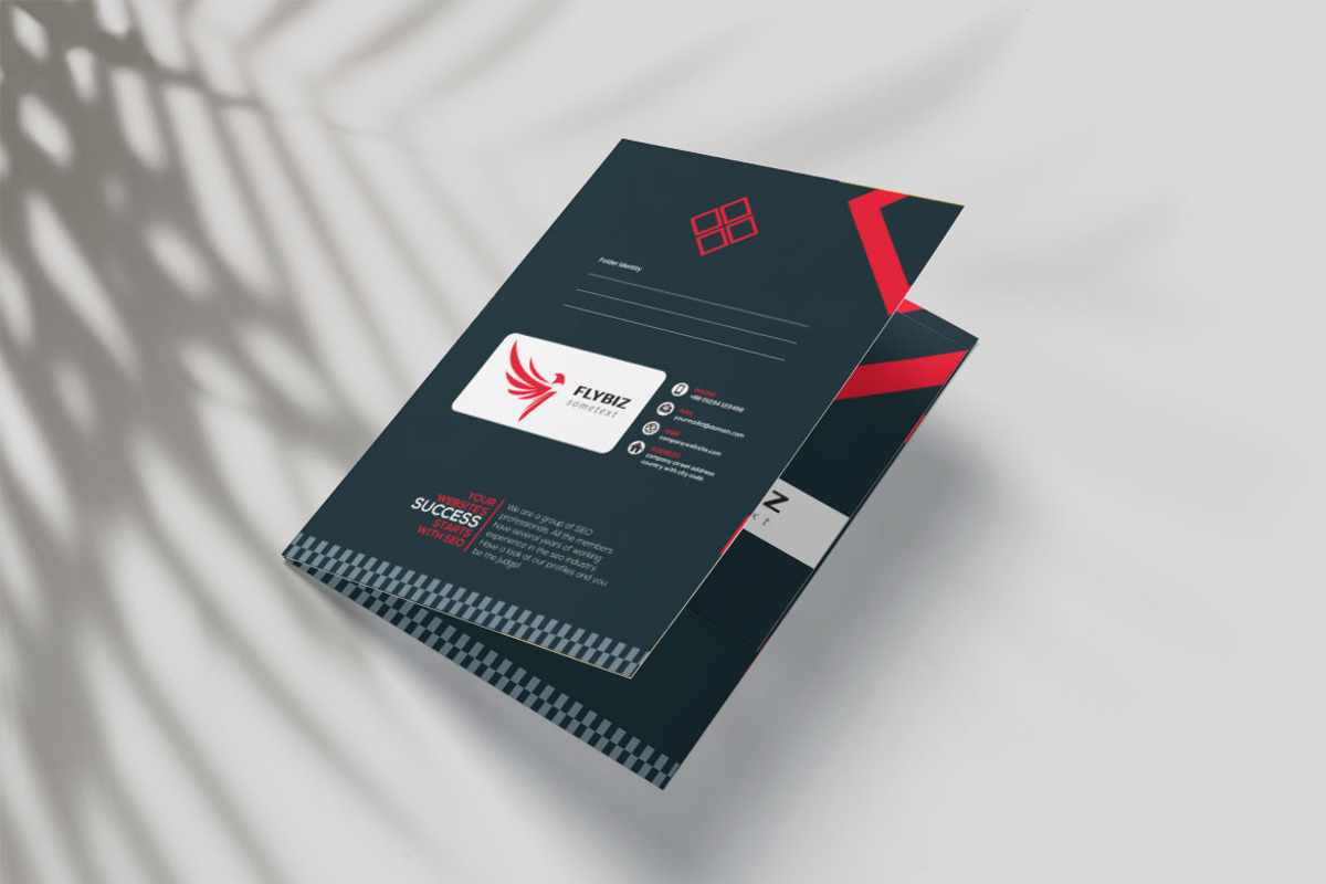 Professional Presentation Folder Template