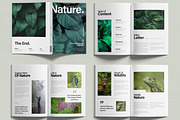 Nature Magazine Template, a Brochure Template by MightyDesign (Thumbnail 2 of 6)