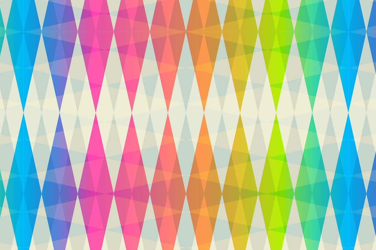 Vector Rainbow Patterns Pack, a Texture Illustration by Gudiny (Photo 3 of 5)