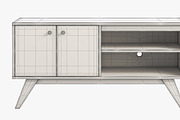 Joybird Auden Media Consoles, a Furniture 3D Model by 3dmitruk (Thumbnail 12 of 13)