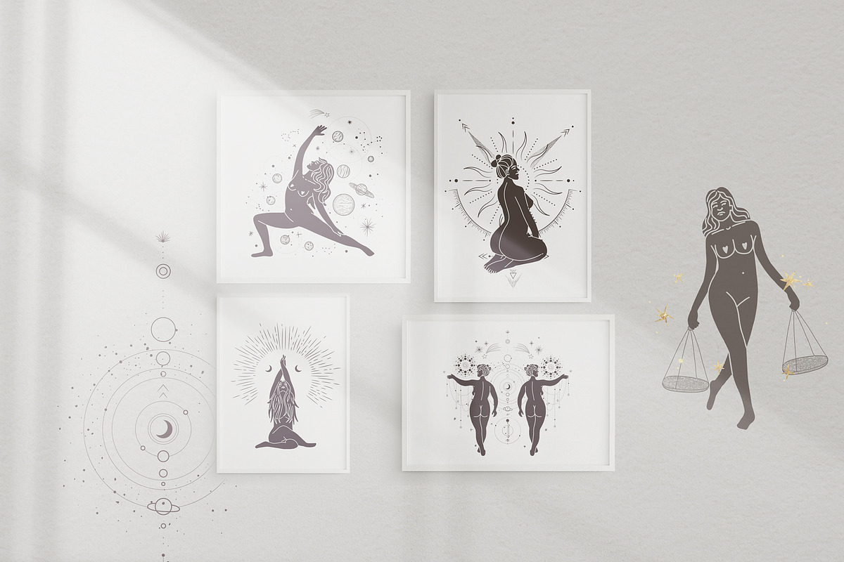 Feminine Energy. Desert and space, an Object Illustration by Chikovnaya (Photo 7 of 9)