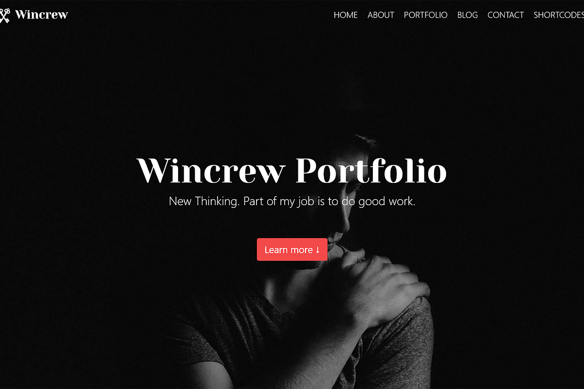 Wincrew - Portfolio Bootstrap 4, a Bootstrap Template by Marrow Melow