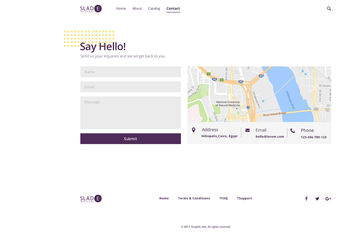 Slade WebSite Template, a Websites & App Template by Restart Technology Shop (Photo 3 of 5)