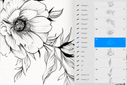 Garden flowers procreate brushes, a Brush Add-On by AnnaPolitmerskaja (Thumbnail 2 of 5)