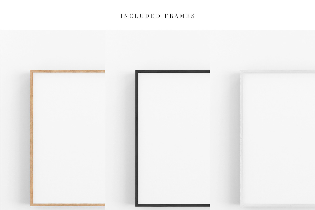 Customizable Frame Mockup Bundle, a Mockup by HALFTOUNE (Photo 2 of 9)