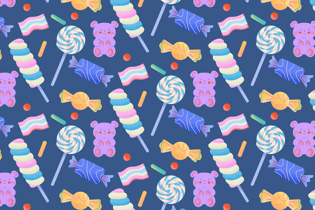 Set of Candy, an Illustration by selintahtakilic (Photo 5 of 9)
