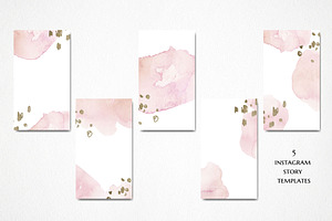 Pink Gold Instagram Puzzle Canva