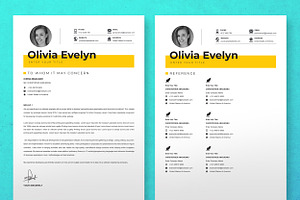 Resume Template / CV Template 20021