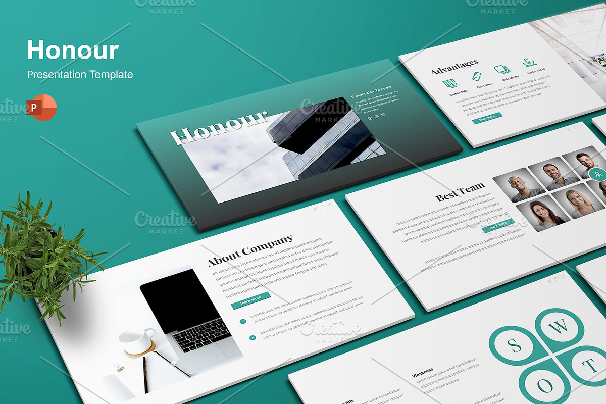 Honour - Powerpoint Template, a Presentation Template by Eighteen Studio (Photo 1 of 4)