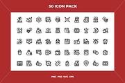 Money icons, an Outline Icon by Wencory (Thumbnail 1 of 2)