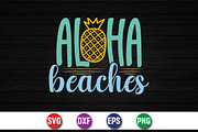 Aloha Beaches Summer T-shirt, an Object Graphic by SVGCuteShop (Thumbnail 1 of 3)