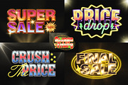 Bright Neon Sale Text Effect, a Layer Style Add-On by Matsero (Thumbnail 3 of 4)