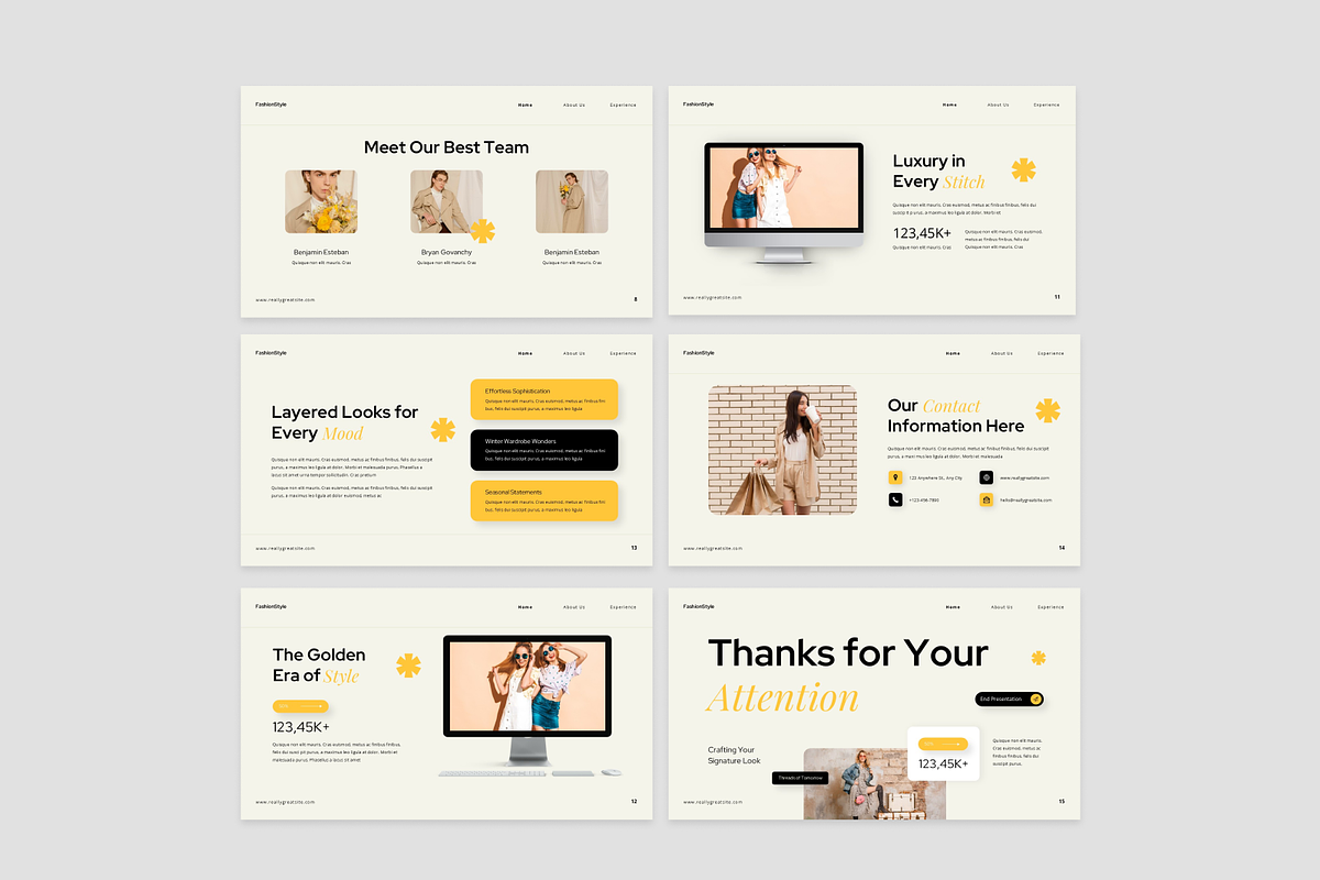 Fashion Presentation, a Presentation Template by Annora Studio (Photo 5 of 7)