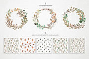 Watercolor autumn leaves and plants, a Decorative Illustration by mikka_kika (Thumbnail 3 of 6)