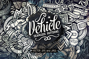 Automotive Graphics Patterns, a Pattern Graphic by BALABOLKA (Thumbnail 1 of 6)